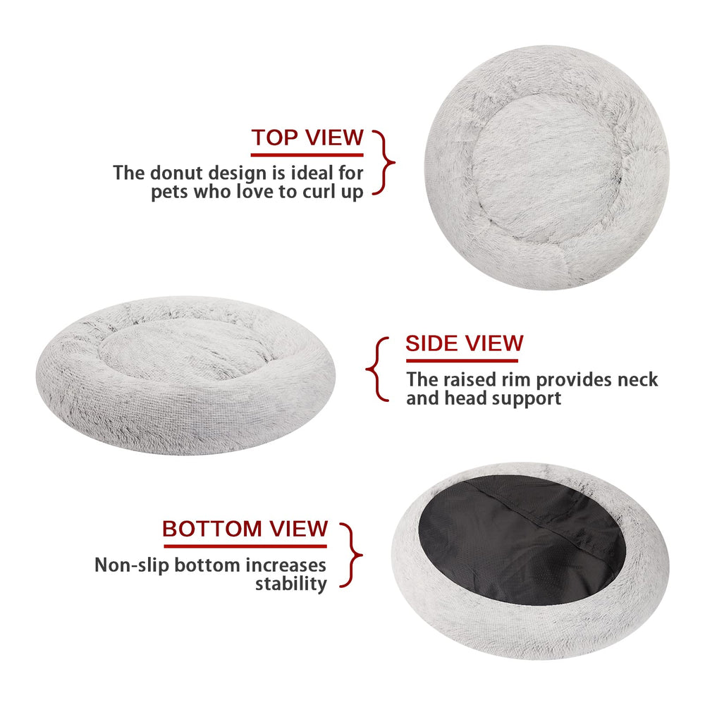 Bedfolks Cama Donut base antideslizante que mantiene estable la cama