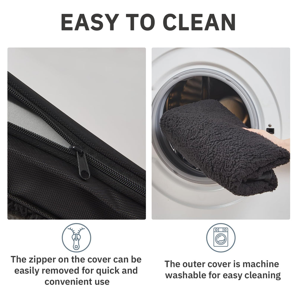 Bedfolks funda lavable a máquina facilita limpieza rápida.