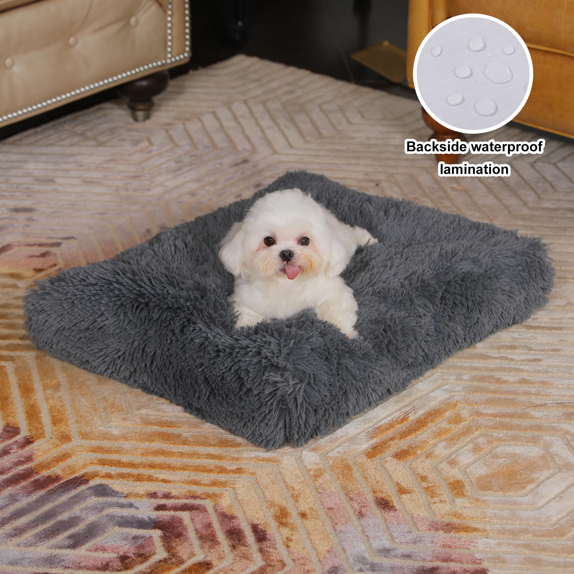 Bedfolks cama perro relleno espuma alta, mantiene soporte estable.