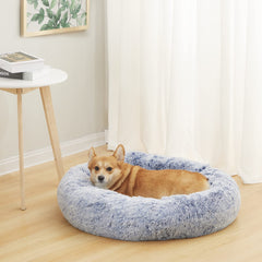 Bedfolks cama rosquilla con acolchado suave para confort diario.