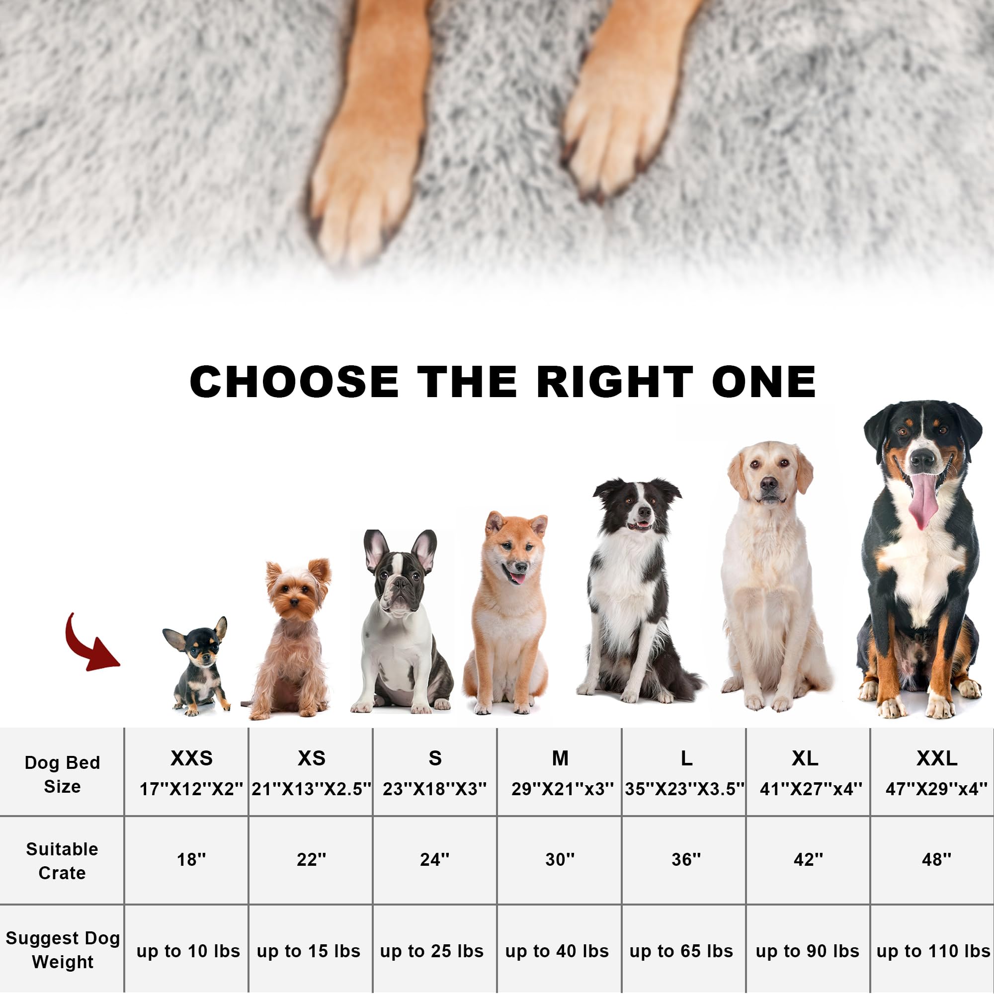Bedfolks compatible con jaula de 48x30 pulgadas para perros de gran tamaño