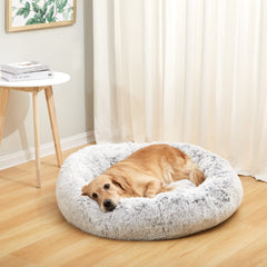 Bedfolks Cama para Perro con forro suave al tacto para noches cálidas.