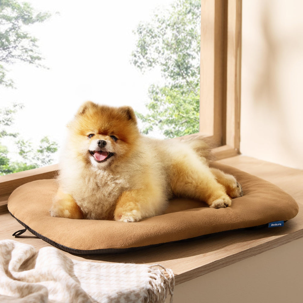 Bedsure alfombrilla-cama-dentro-jaula, diseño cómodo para perros pequeños.