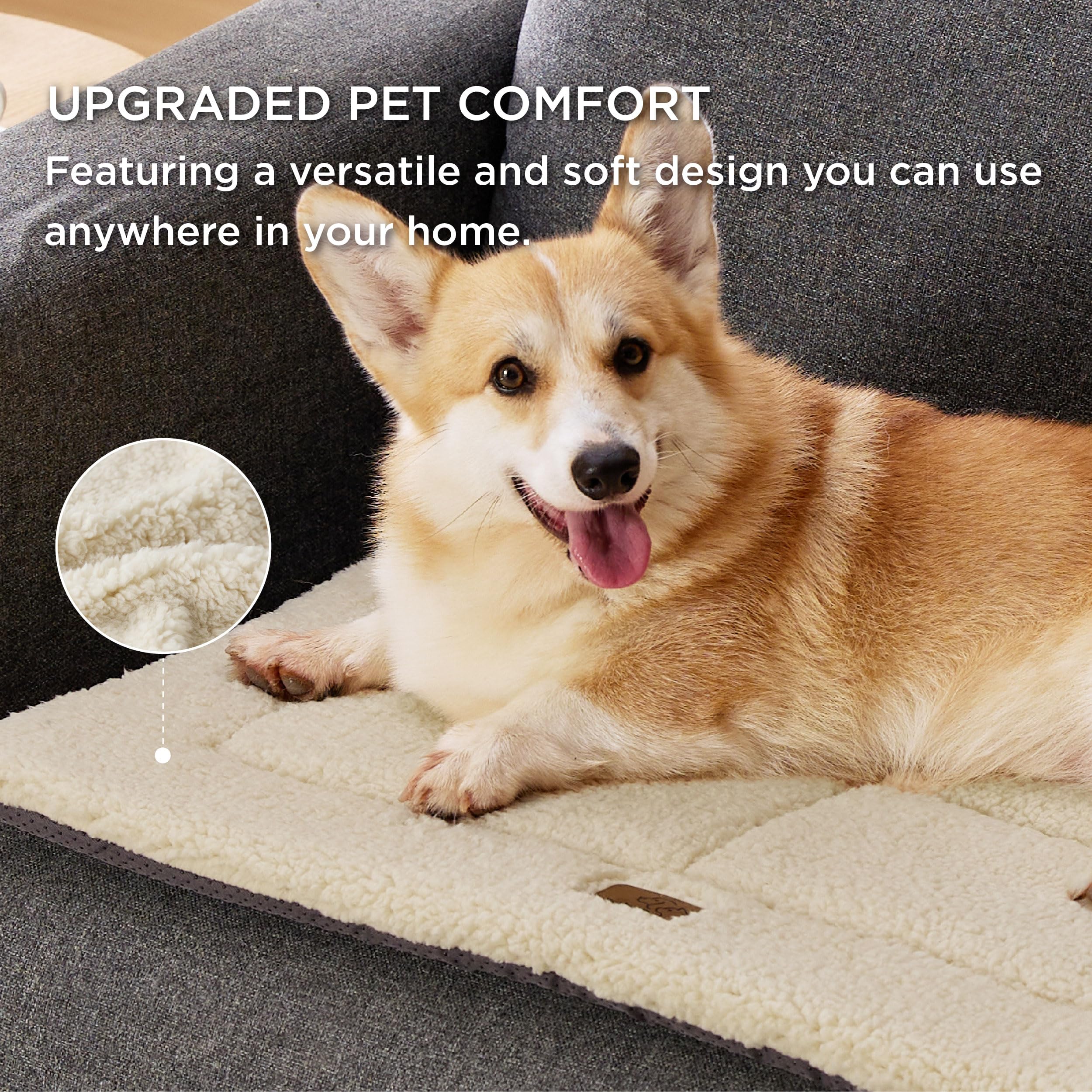 Bedsure almohadilla-foam-alta-densidad: soporte suave y estable para dormir.