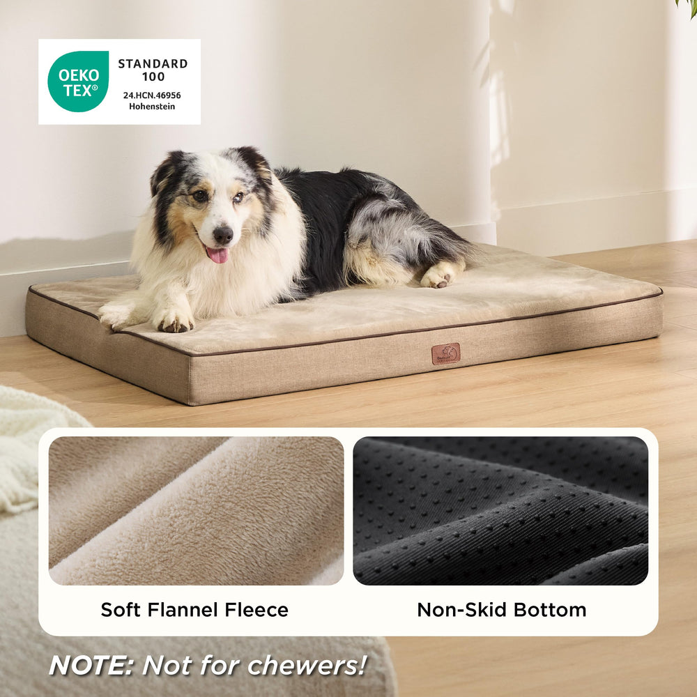 Base antideslizante Bedsure, seguridad y estabilidad en la cama para perro XL