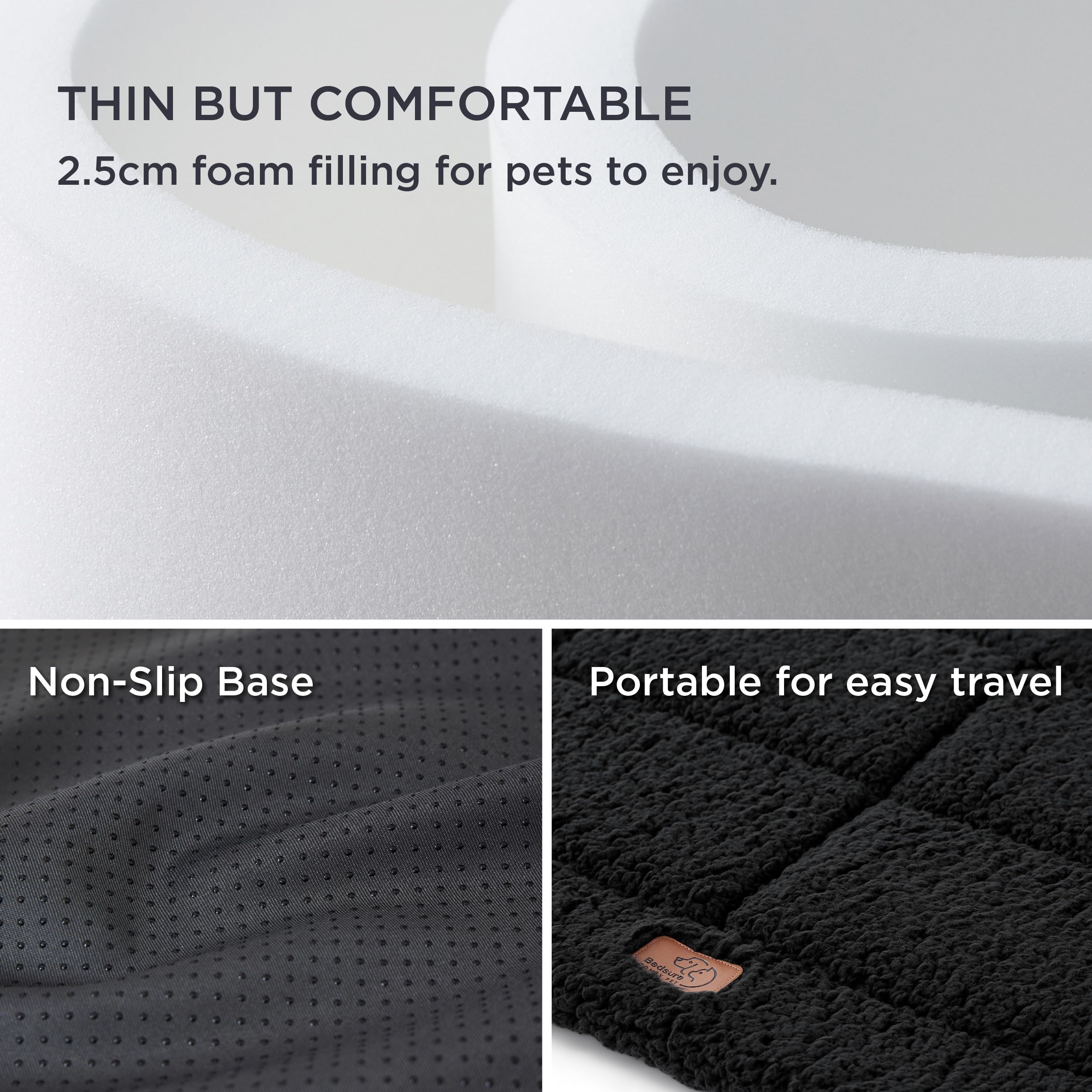 Bedsure cama-crate-ligera-para-viaje facilita trasladar a tu mascota