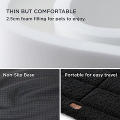 Bedsure cama-crate-ligera-para-viaje facilita trasladar a tu mascota