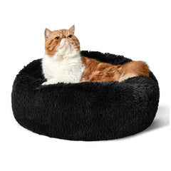 Bedsure cama para gato calma redonda 20 pulgadas, descanso seguro.