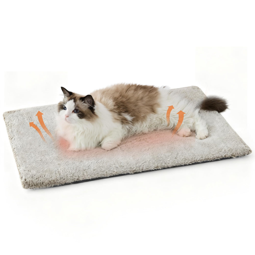 Bedsure cama gatos auto calentante con forro felpado suave para mayor comodidad.