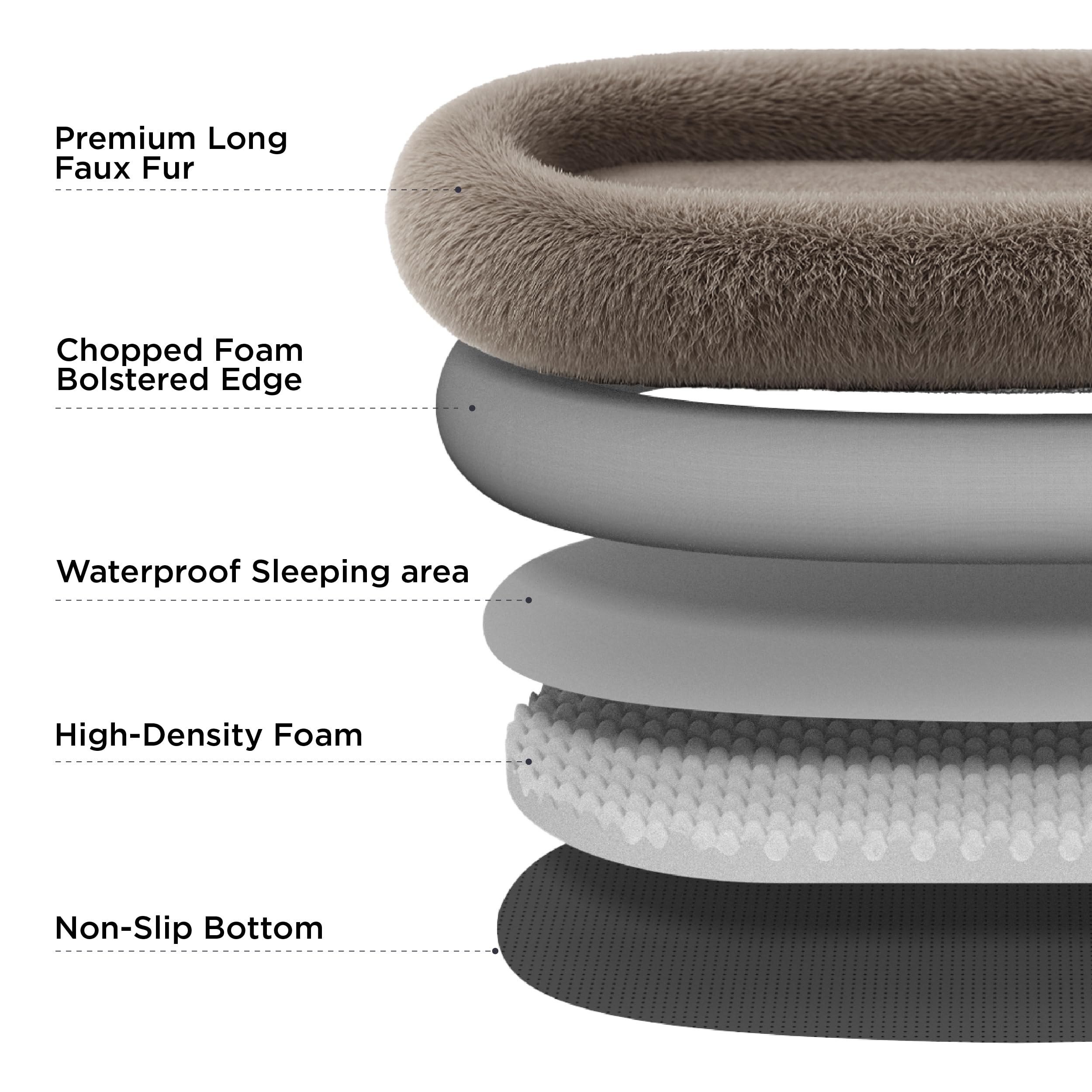 Bedsure cama con bolsillo de almacenamiento, alcance rápido a objetos