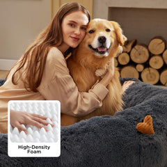 Bedsure cama con pelo sintético suave, sensación lujosa para siestas largas
