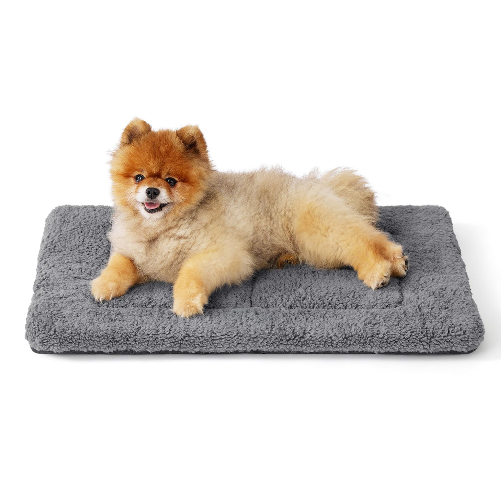 Bedsure cama-jaula para perro pequeño con espuma suave para descanso cómodo.