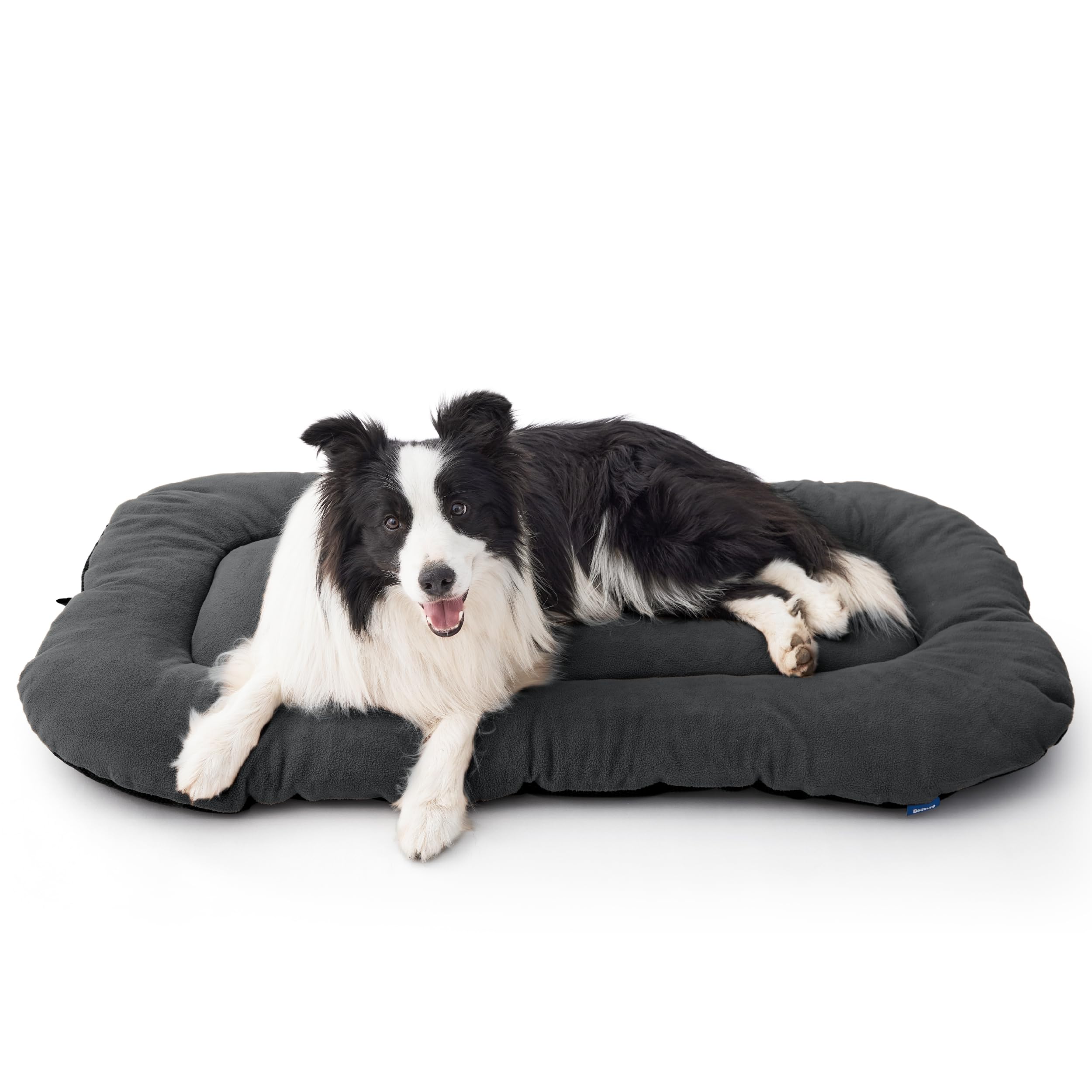 Bedsure cama-jaula-perro-xl-frente-gris: descanso suave y seguro en la jaula