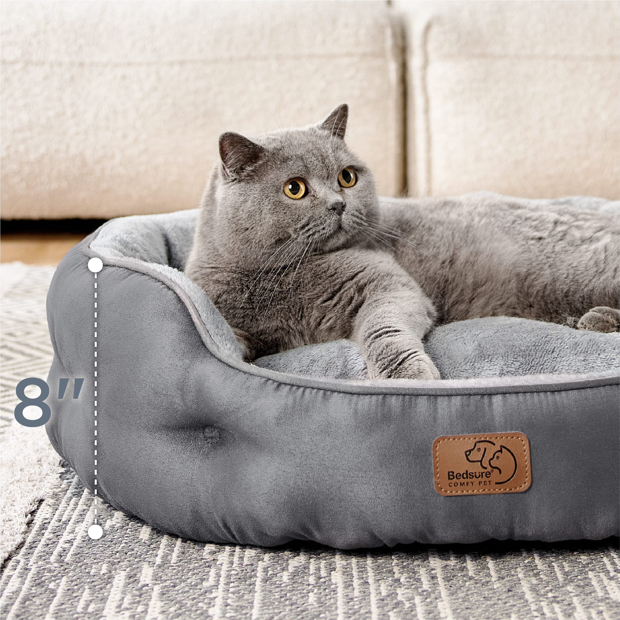 Bedsure cama lavable a máquina en frío, limpieza rápida