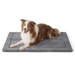 Bedsure cama lavable para jaula: descanso cómodo para perros grandes en casa o durante viajes.