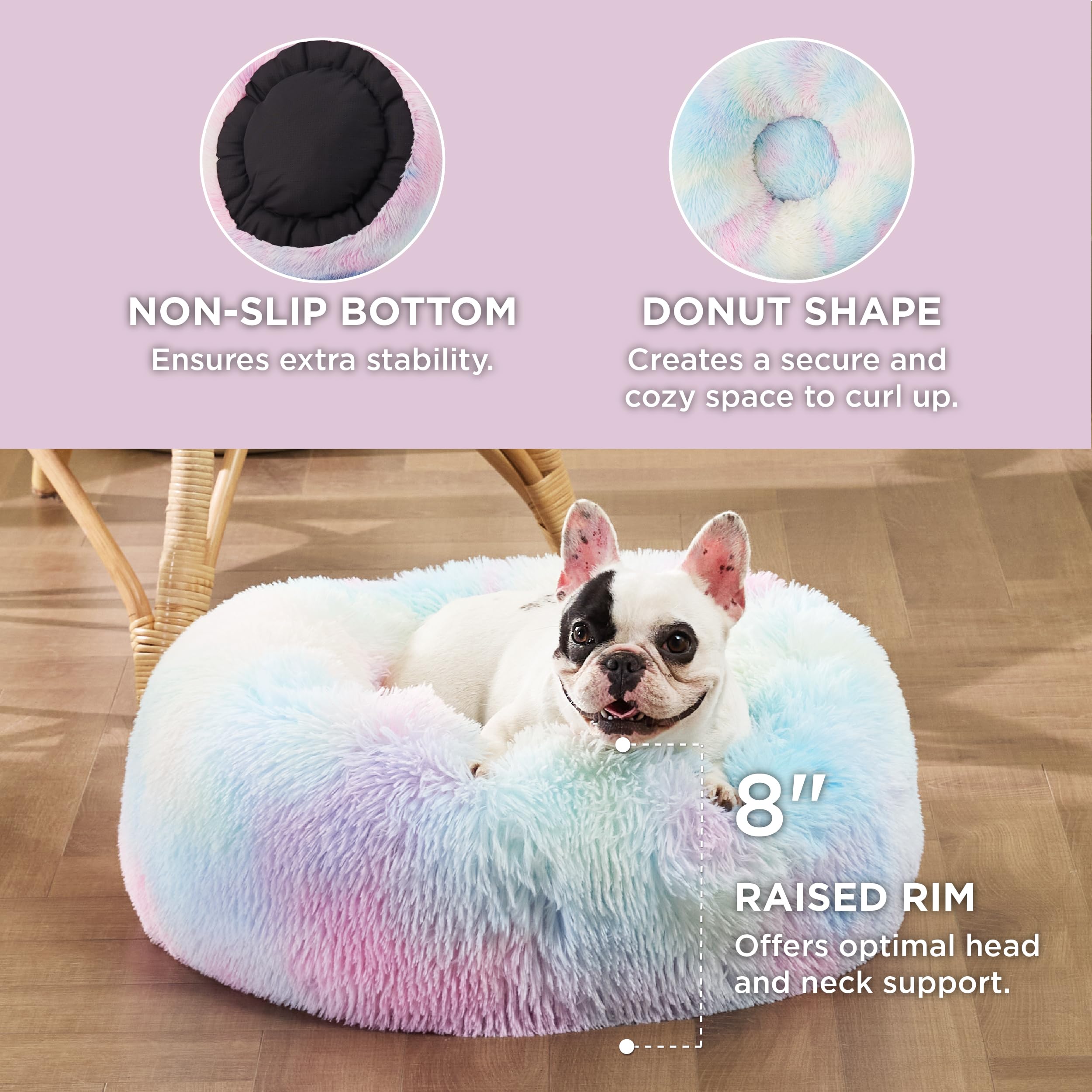 Bedsure cama suave para mascotas ideal para siestas tranquilas.