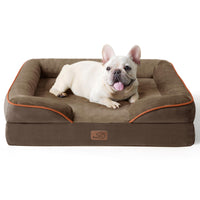 Bedsure cama ortopédica para perros medianos, vista general, descanso estable.