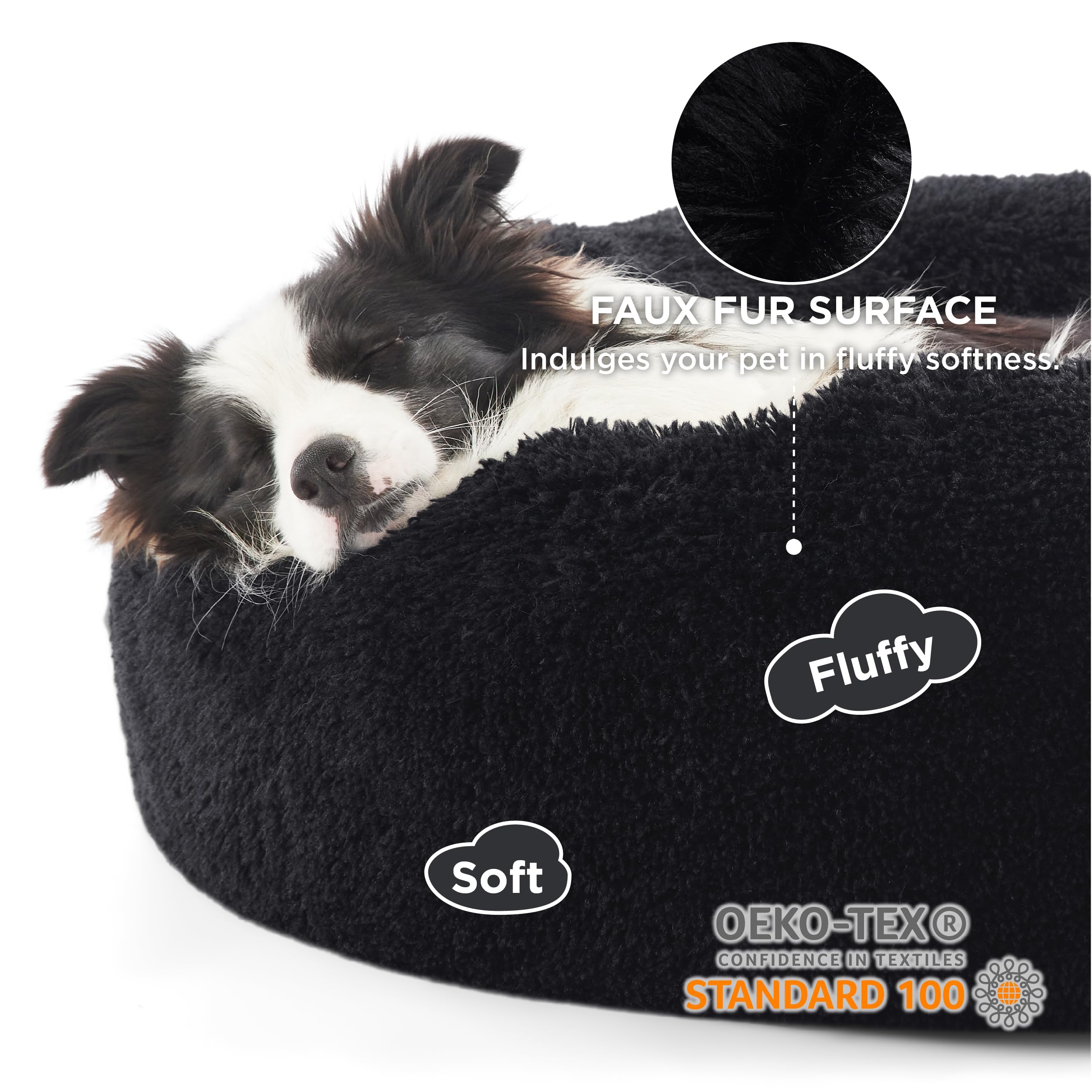 Bedsure cama para perro con base antideslizante mantiene la cama en su sitio