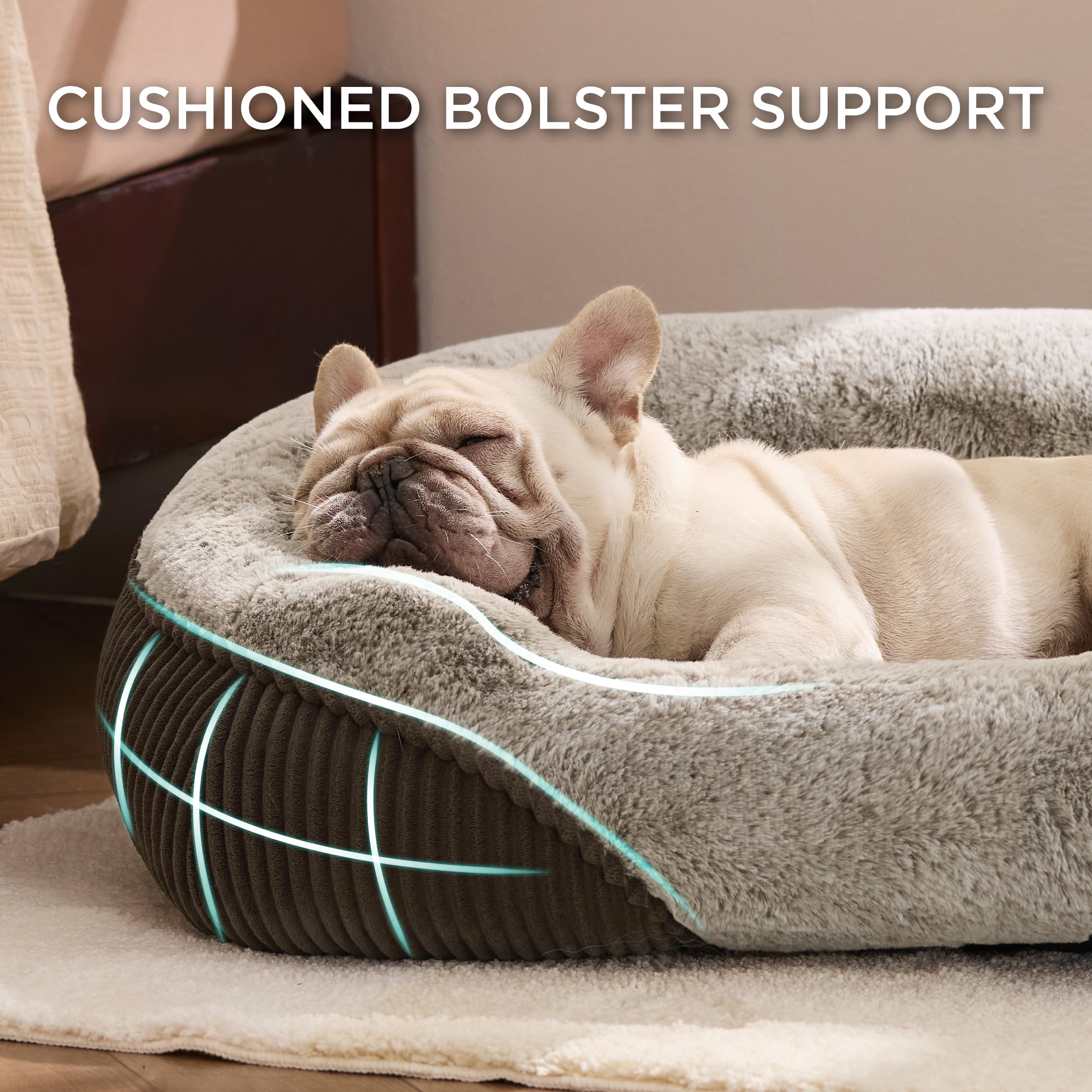 Bedsure cama para perro con base antideslizante para mayor estabilidad