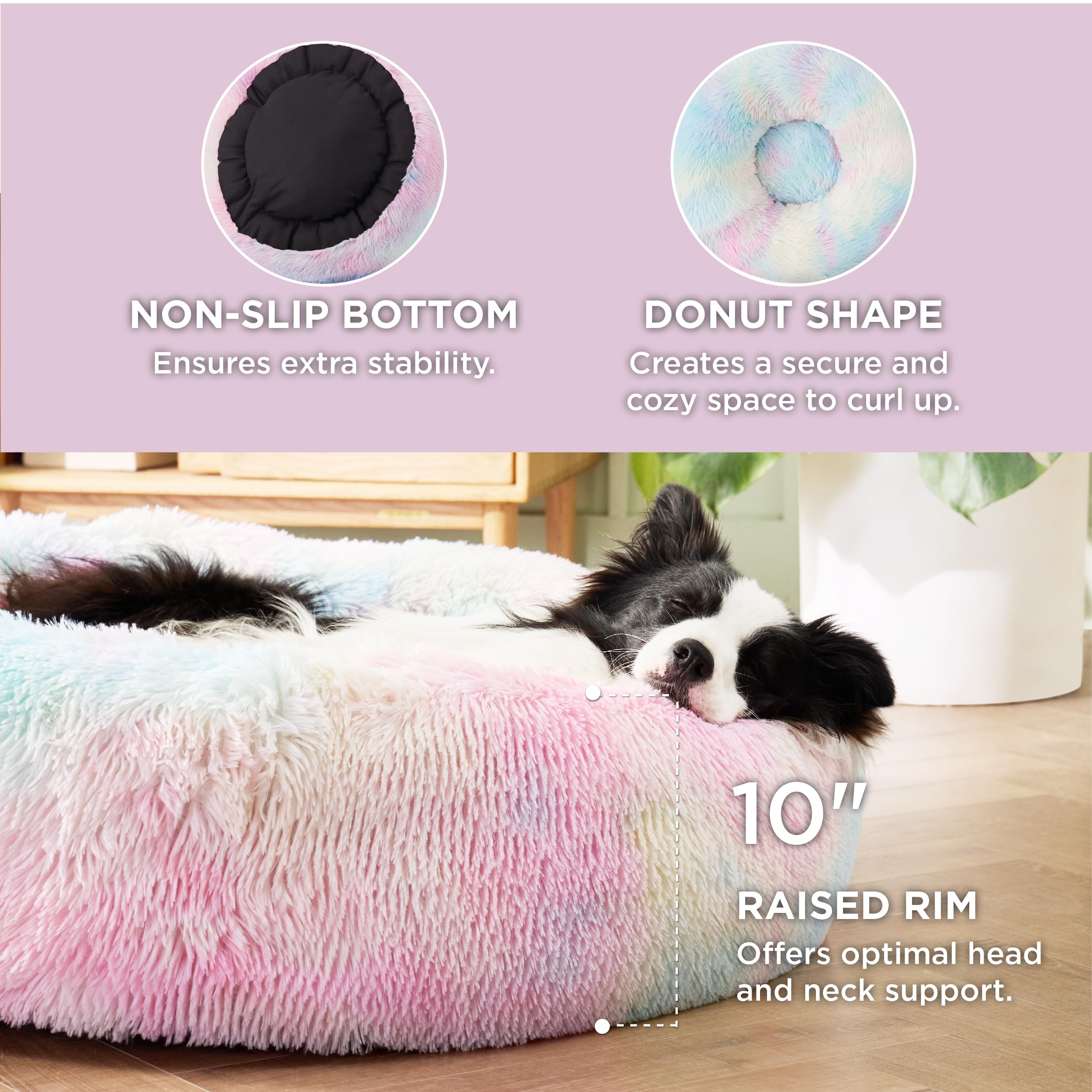 Bedsure base antideslizante mantiene estable la cama.