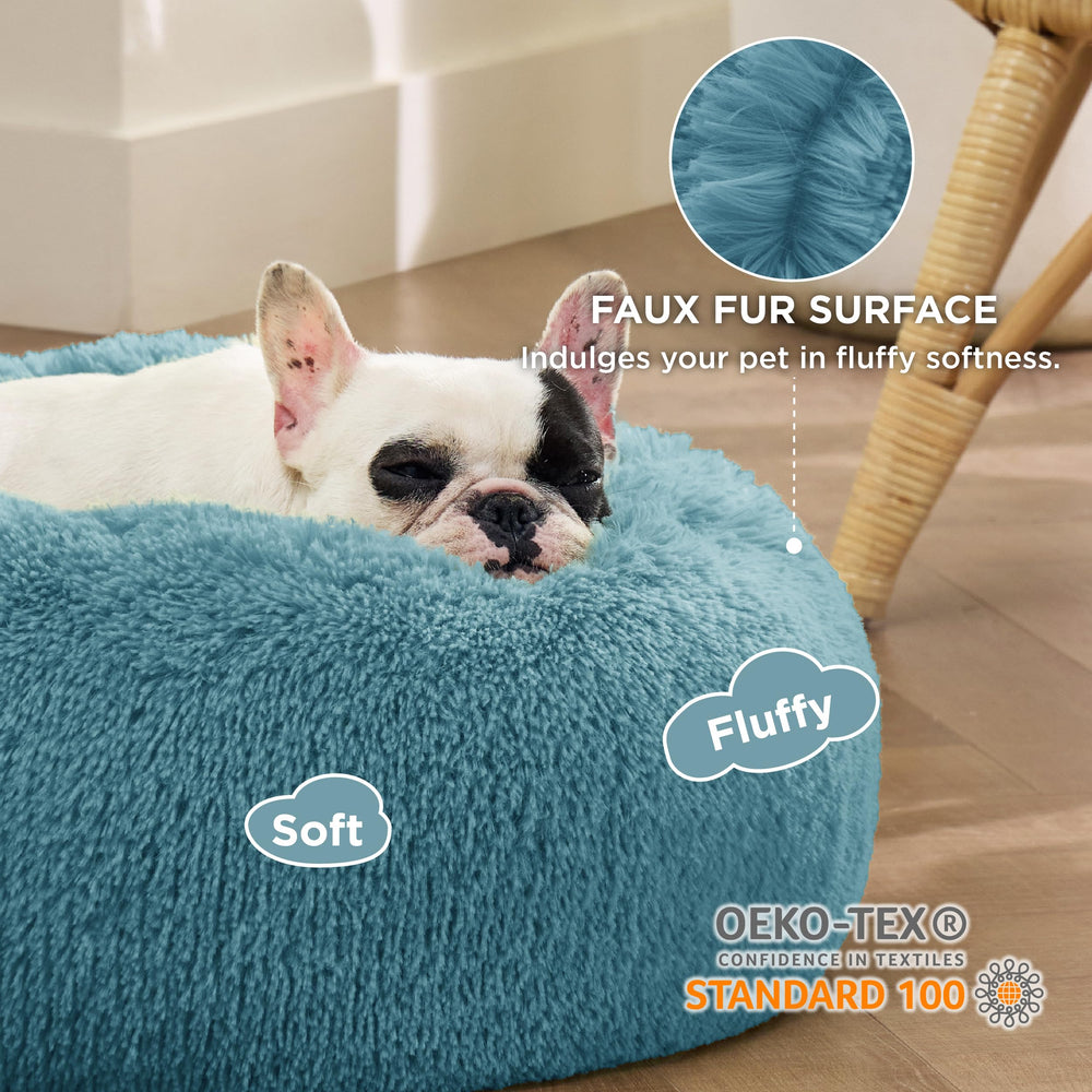 Bedsure cama-perro-base-antideslizante: base estable para dormir sin deslizamientos.