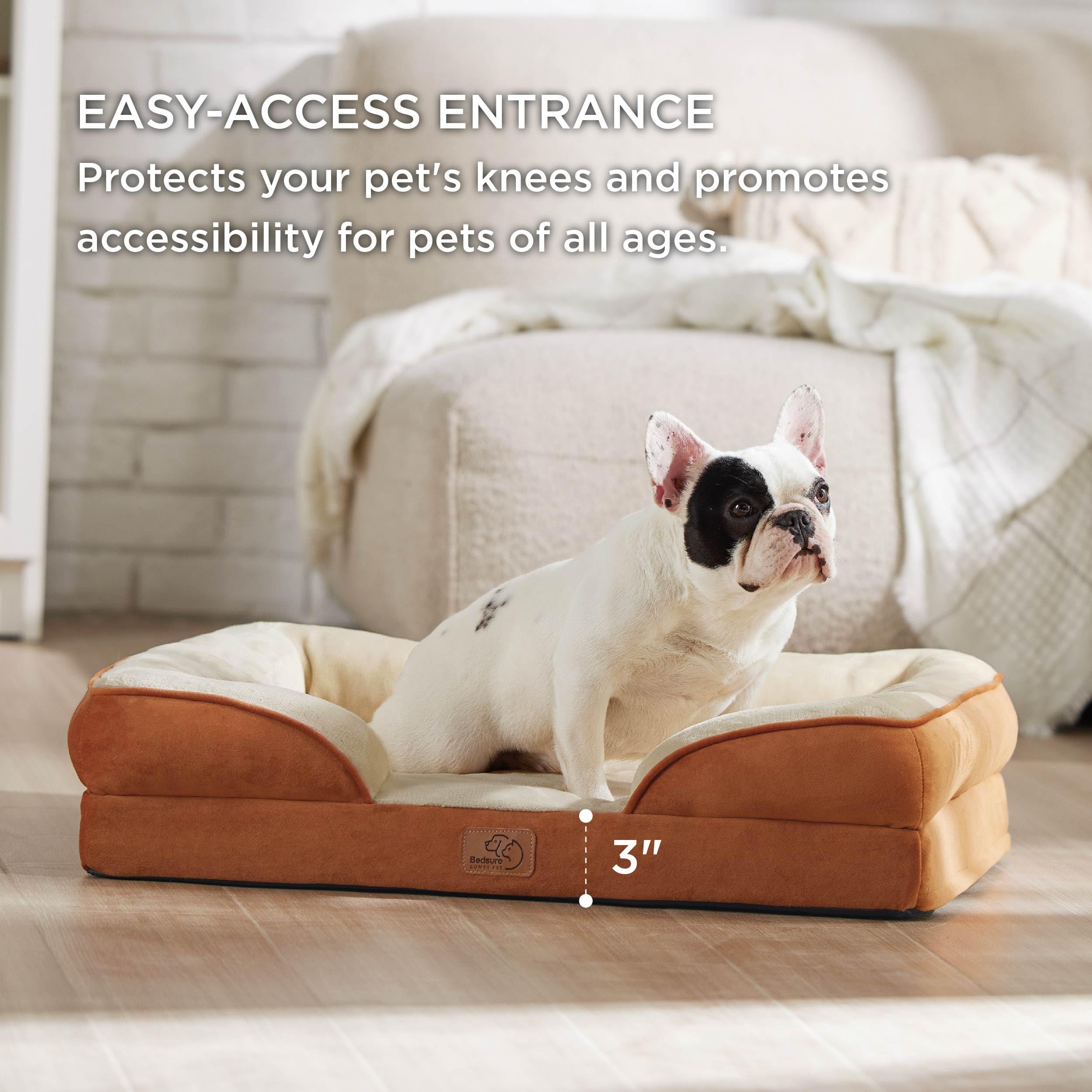 Bedsure cama con base antideslizante evita deslizamientos en suelos