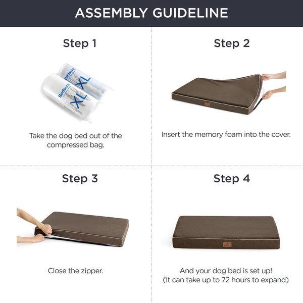 Bedsure cama para perro diseño minimalista que combina con la casa.