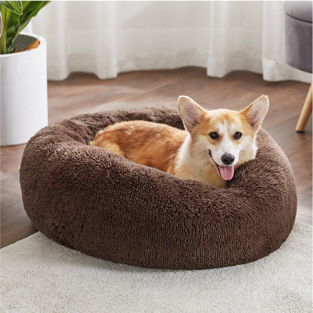 Bedsure cama-donut-33-pulgadas funda removible facilita la limpieza.