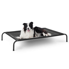 Bedsure cama elevada para perros con malla transpirable, ideal para uso al aire libre
