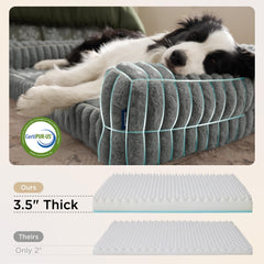 Bedsure espuma huevo distribuye peso para reposo estable y cómodo
