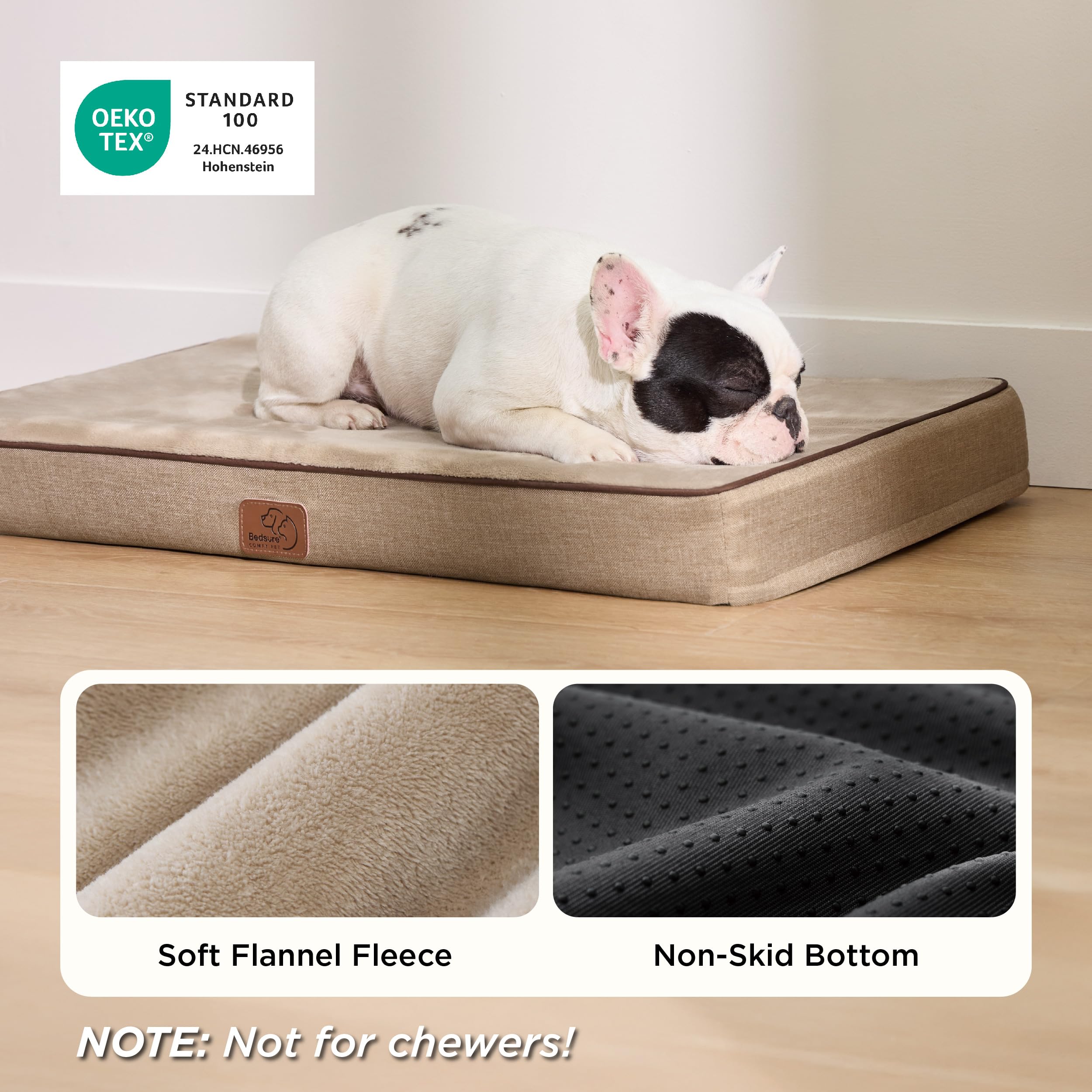 Bedsure cama con funda lavable, limpieza fácil y rápida