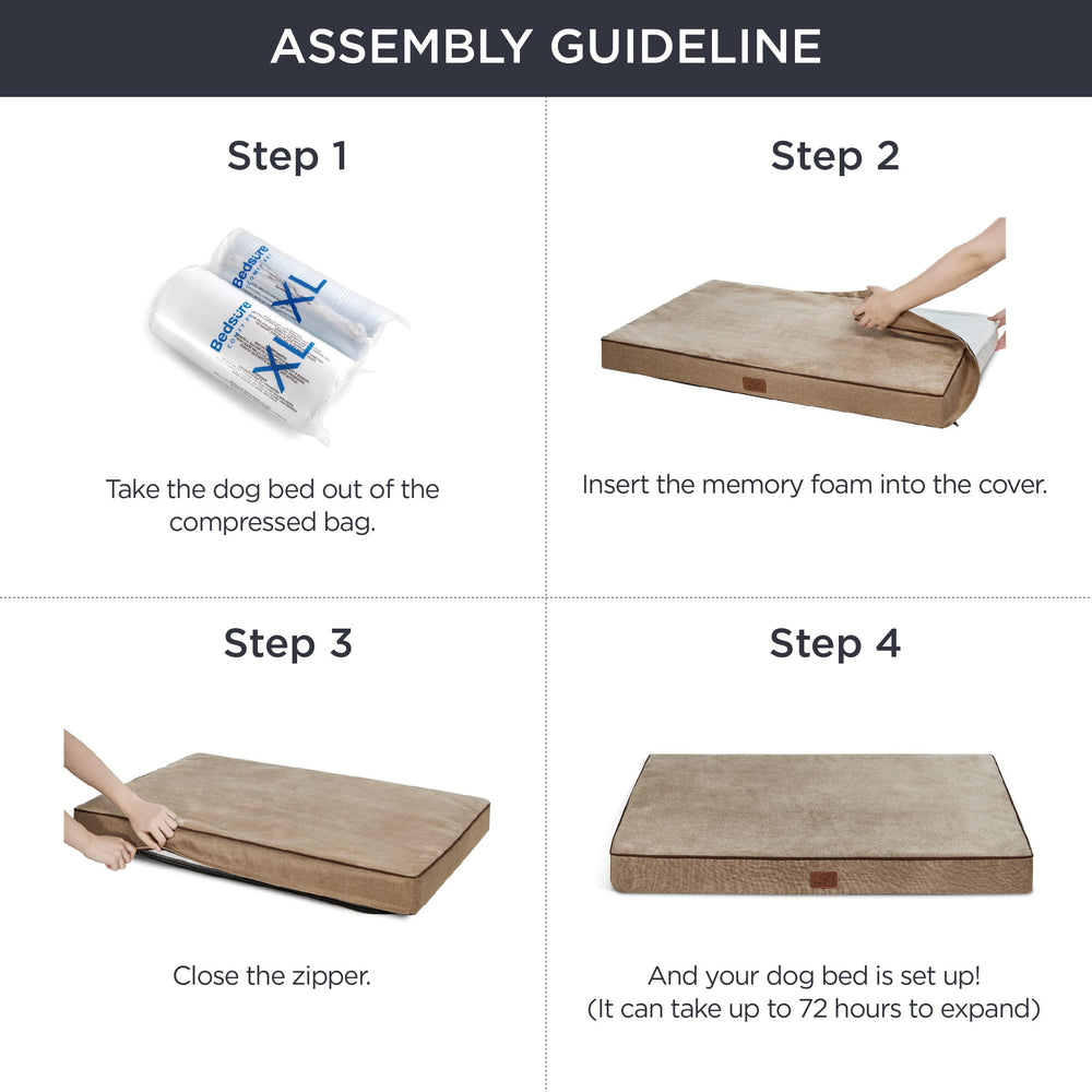 Bedsure cama para coche, soporte cómodo durante viajes
