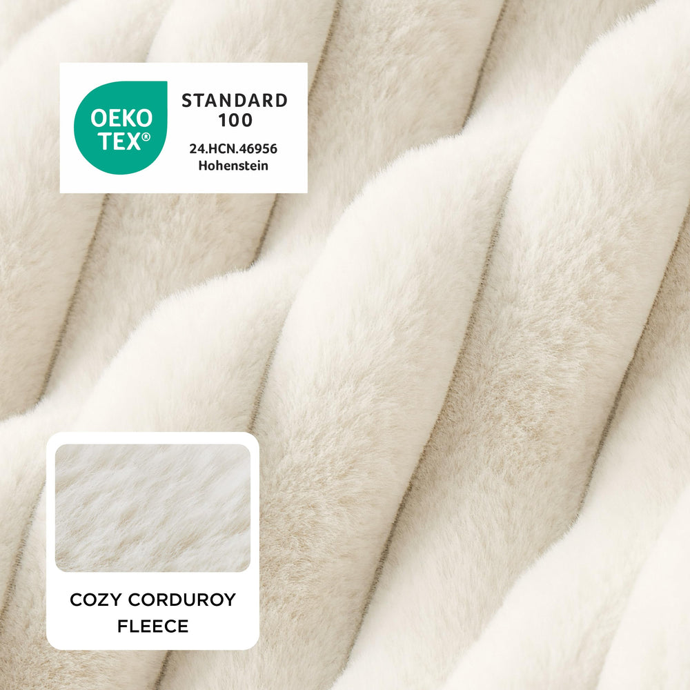 Bedsure cama para perro con funda removible crema, fácil limpieza.
