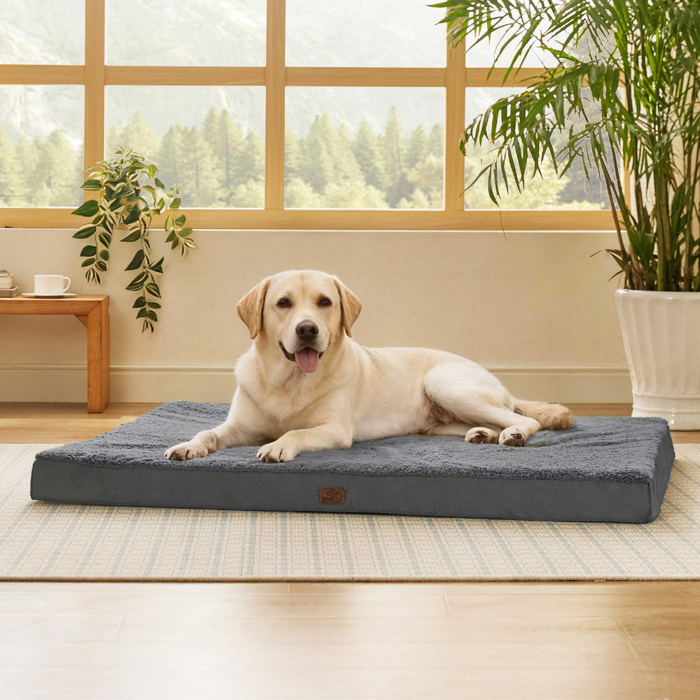 Bedsure cama para perros gigantes con funda lavable y desmontable para limpieza rápida