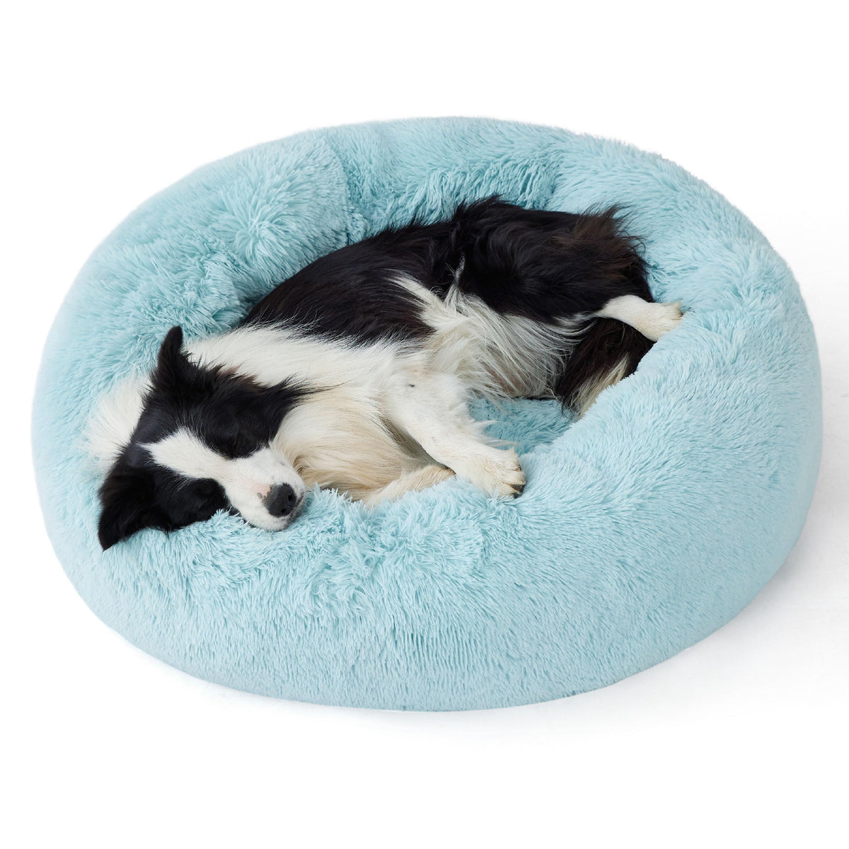 Bedsure cama para perro grande, donut suave para descanso envolvente y cómodo.