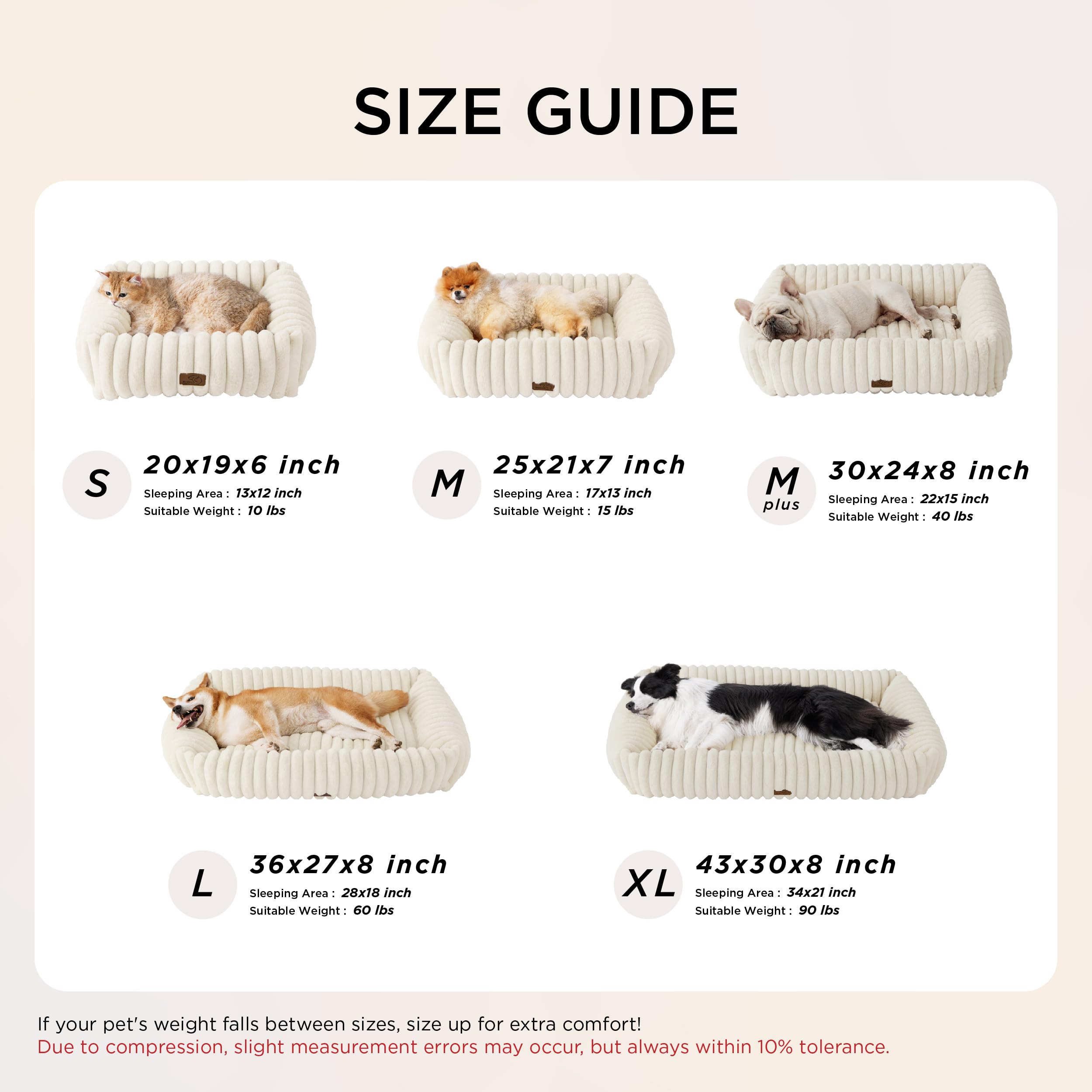 Bedsure cama para perros grande, funda lavable a máquina para higiene rápida