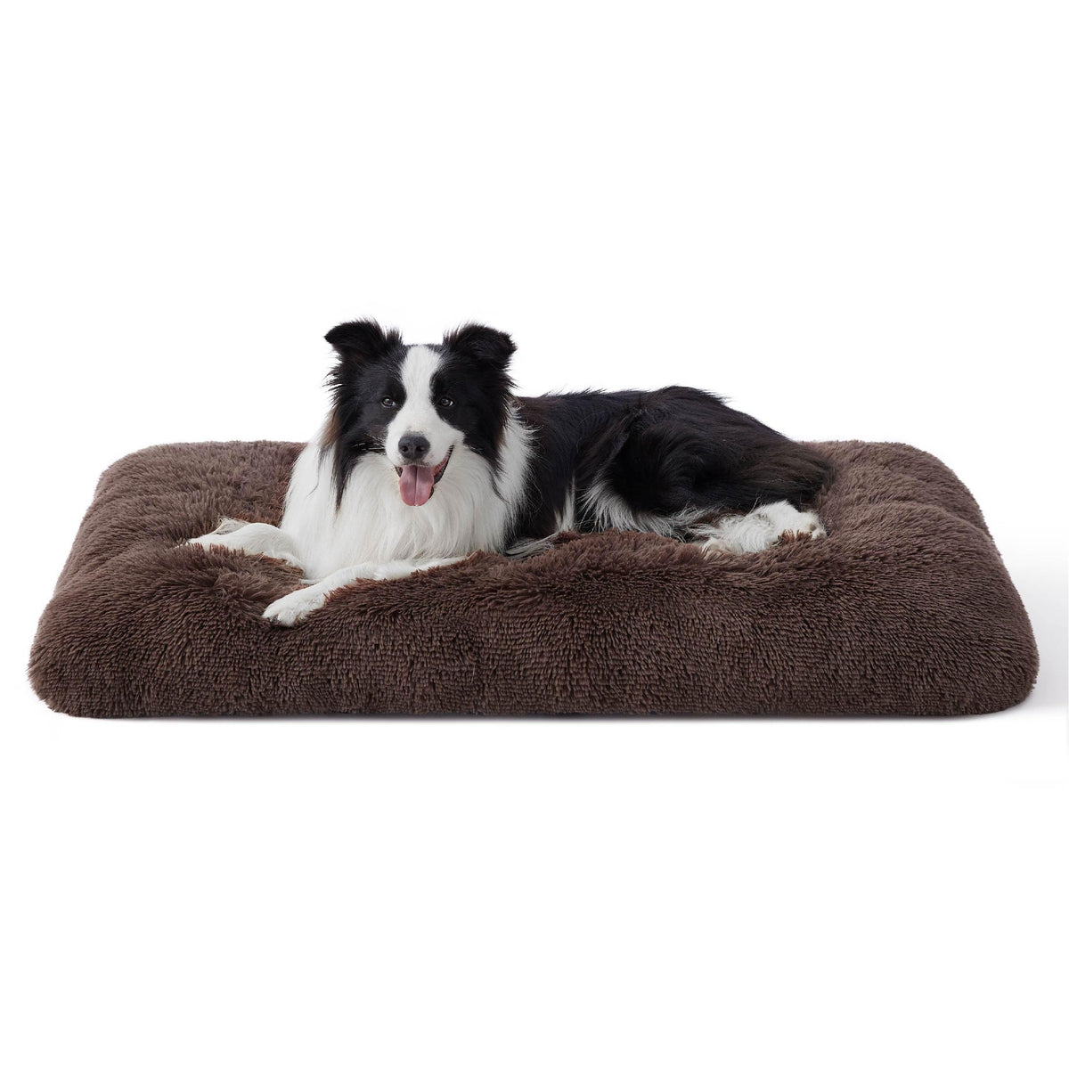 Bedsure Cama para Perro Grande lavable en jaula, descanso cómodo.