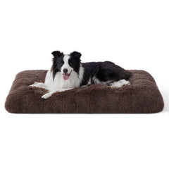 Bedsure Cama para Perro Grande lavable en jaula, descanso cómodo.