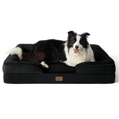 Bedsure cama ortopédica para perros grandes con espuma; soporte estable para dormir