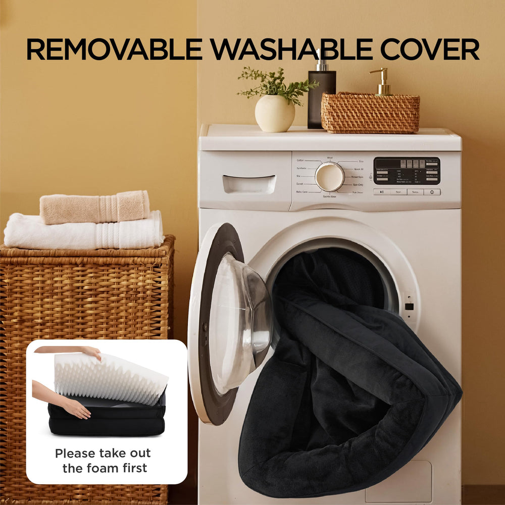 Bedsure cama con forro impermeable interior para mayor durabilidad