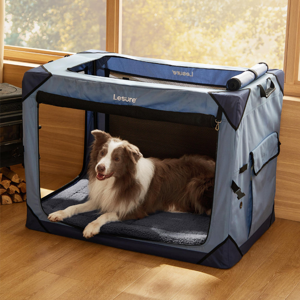 Bedsure cama para perro jaula uso en casa para confort diario.