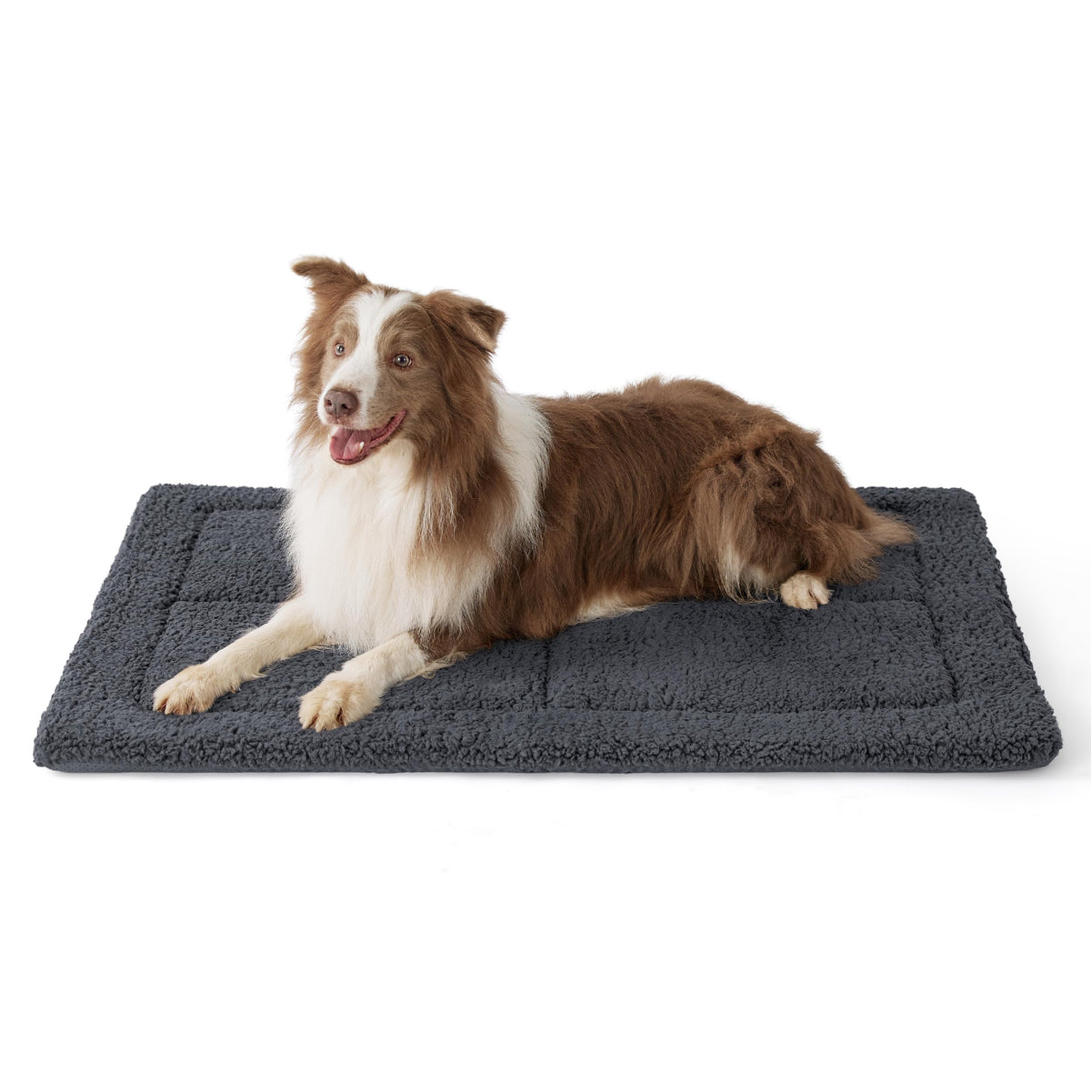 Bedsure cama para perro en jaula con espuma de confort para descanso suave.