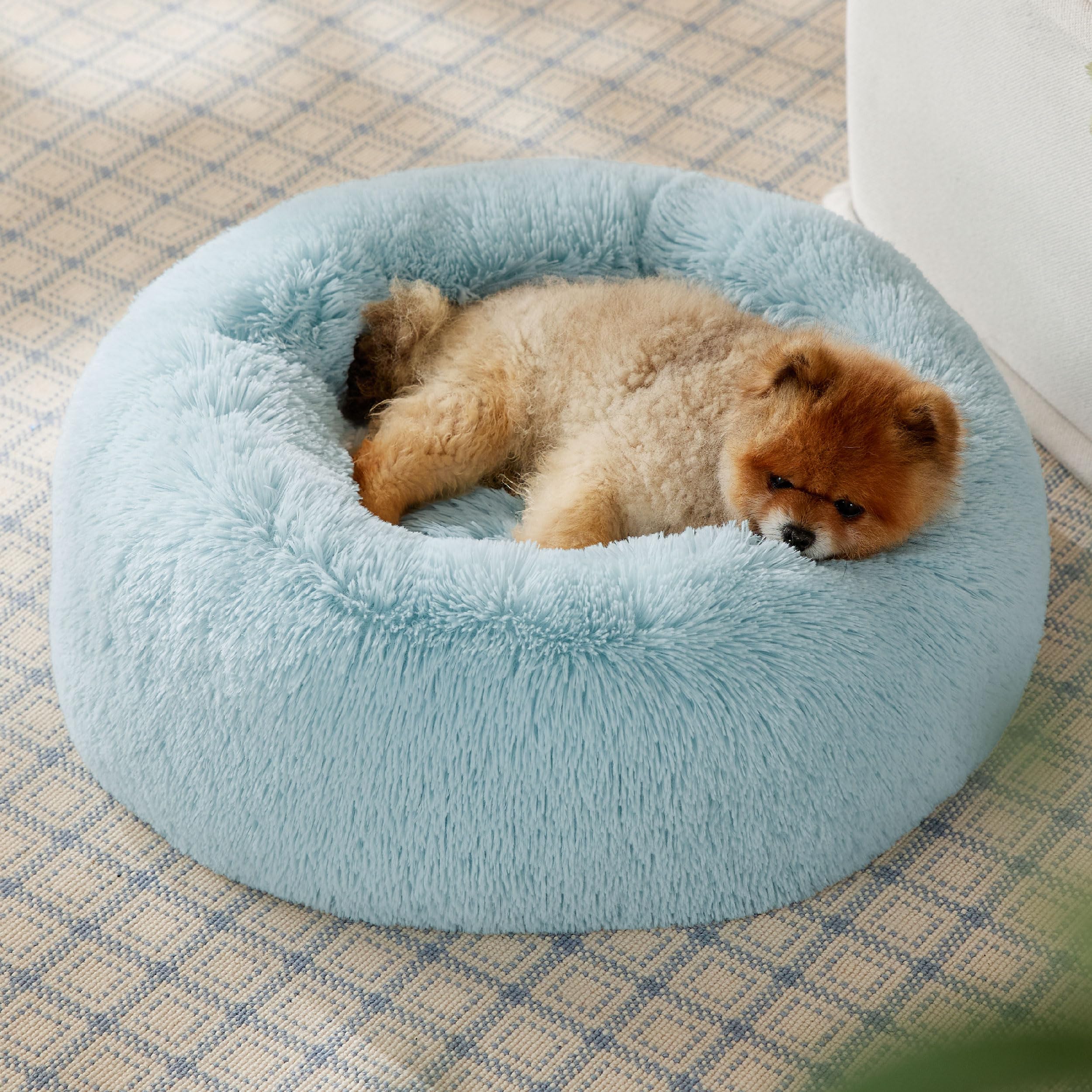 Bedsure cama lavable XS-M azul: limpieza rápida y sencilla