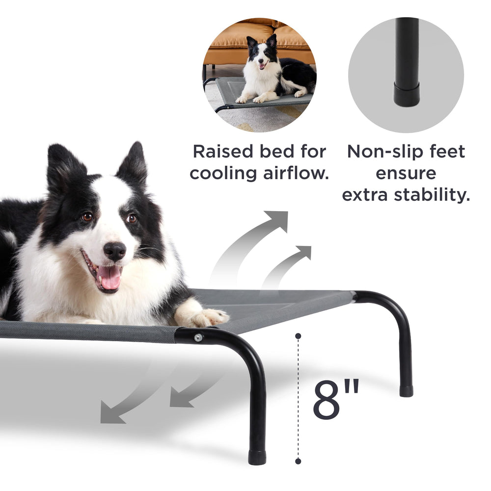 Bedsure Cama para Perro malla respirante, mejor ventilación en días cálidos