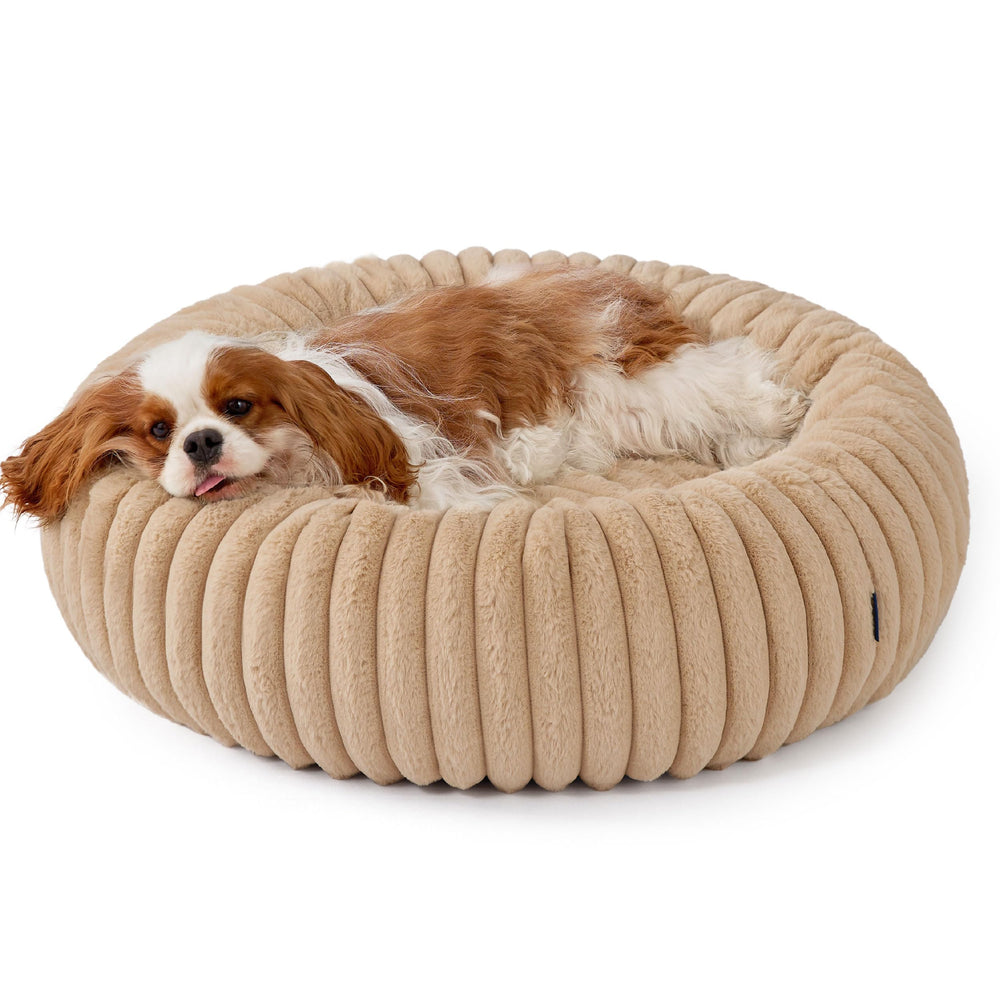 Bedsure cama de 30x30x8 pulgadas ofrece tamaño medio para mascotas medianas.