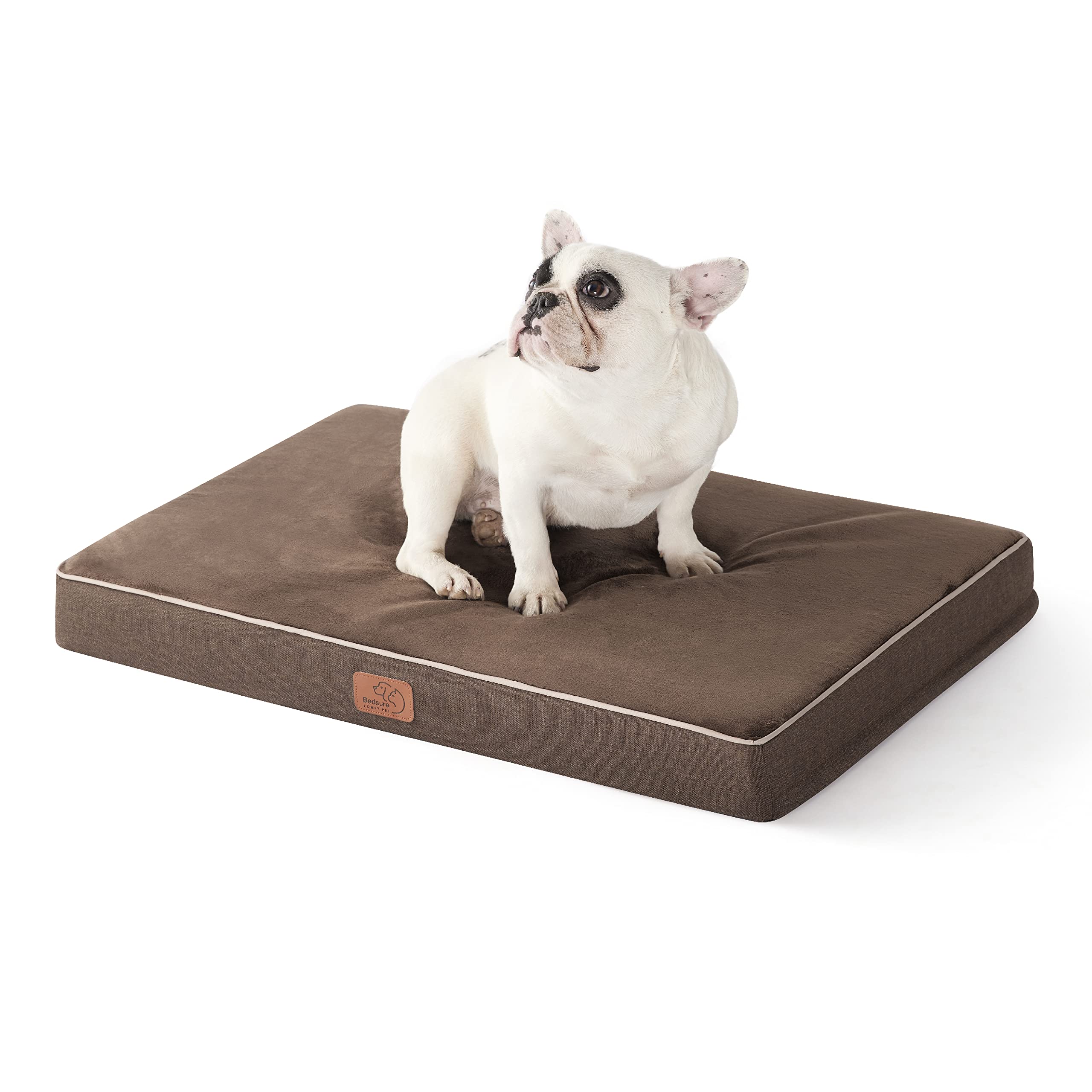Bedsure cama perro memoria espuma mediana, soporte cómodo para dormir
