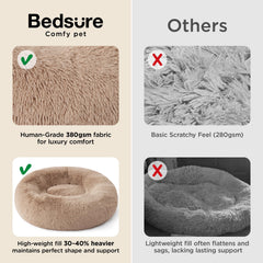 Bedsure diseño en rosquilla para descanso cómodo y seguro.