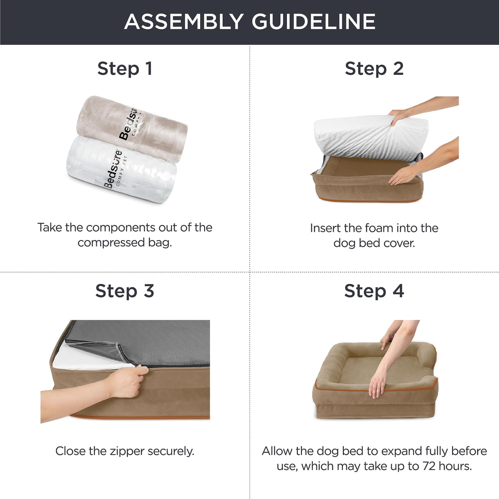 Bolsters de cuatro lados Bedsure brindan apoyo adicional para cuello y cabeza.