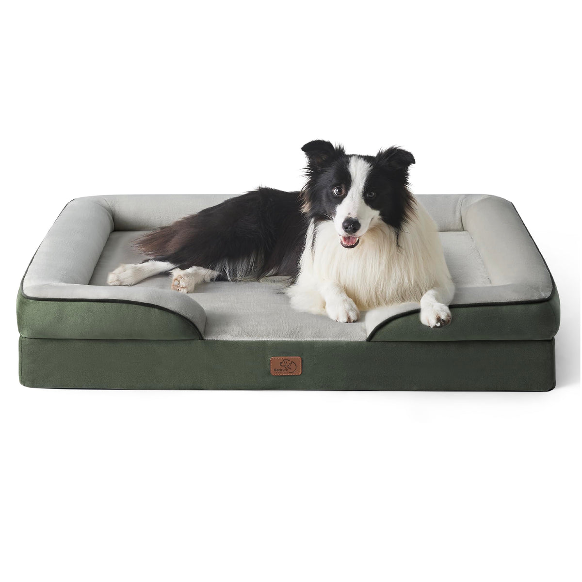 Bedsure cama perro ortopédica grande, vista general para descanso profundo