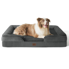 Bedsure cama perro ortopédica grande ofrece soporte estable para un sueño reparador